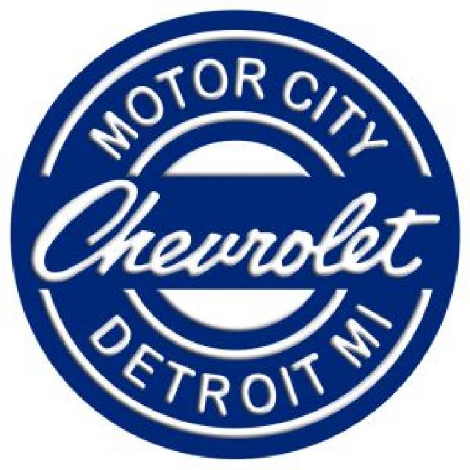 Tin Sign, Chevrolet Motor City Detroit