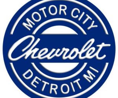 Tin Sign, Chevrolet Motor City Detroit