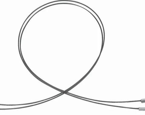 AMD Convertible Top Cables, 2 Piece Set, 62-63 Chevy II Nova K-14724