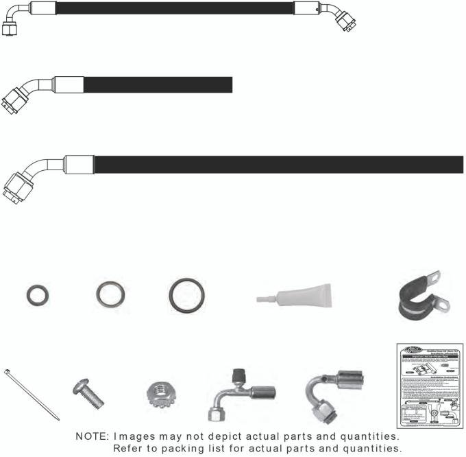 Vintage Air 1974-81 Camaro SureFit™ Reduced Barrier Modified Hose Kit 526699
